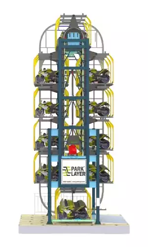 Bike Rotary Parking System Cost